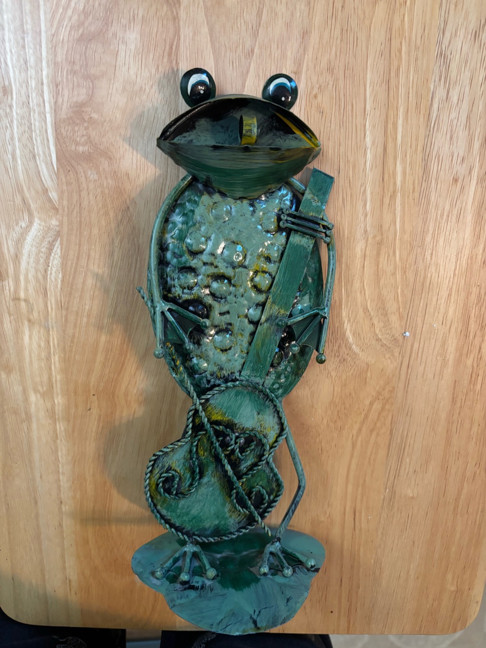 Green Frog Accent Ornament